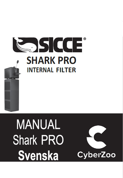 Sicce Shark Pro Manual på Svenska